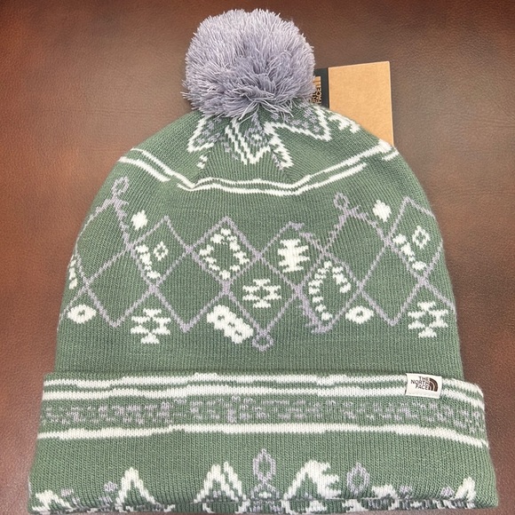 The North Face Beanie color: Balsam Green - Picture 1 of 5